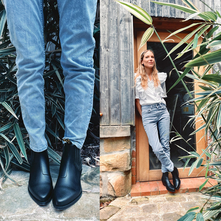 Style Guide and Interview with Charlotte Huguet - Week#1 the DUKE Cowboy boots
