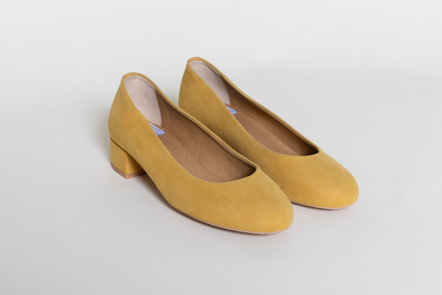 BETTY Mustard ballerinas | warehouse sale