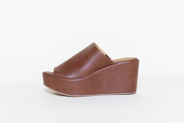 CORY Brown vegan platform shoes| warehouse sale