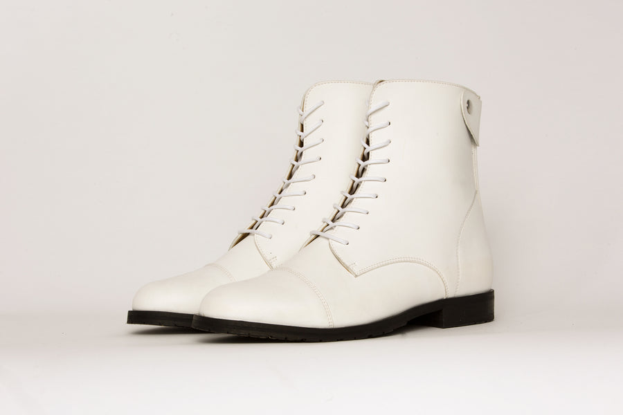 NORIDER White vegan boots | warehouse sale