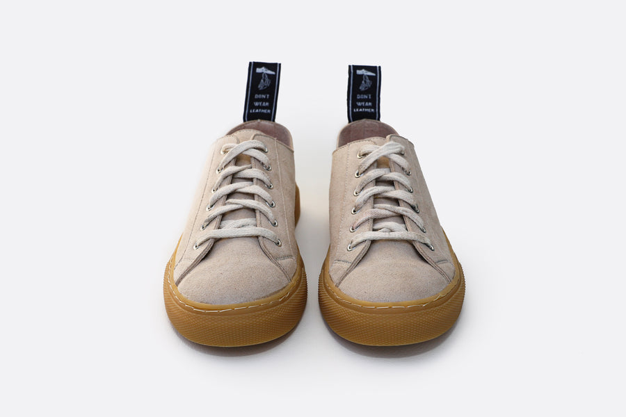SAMO Beige low top vegan sneakers | warehouse sale