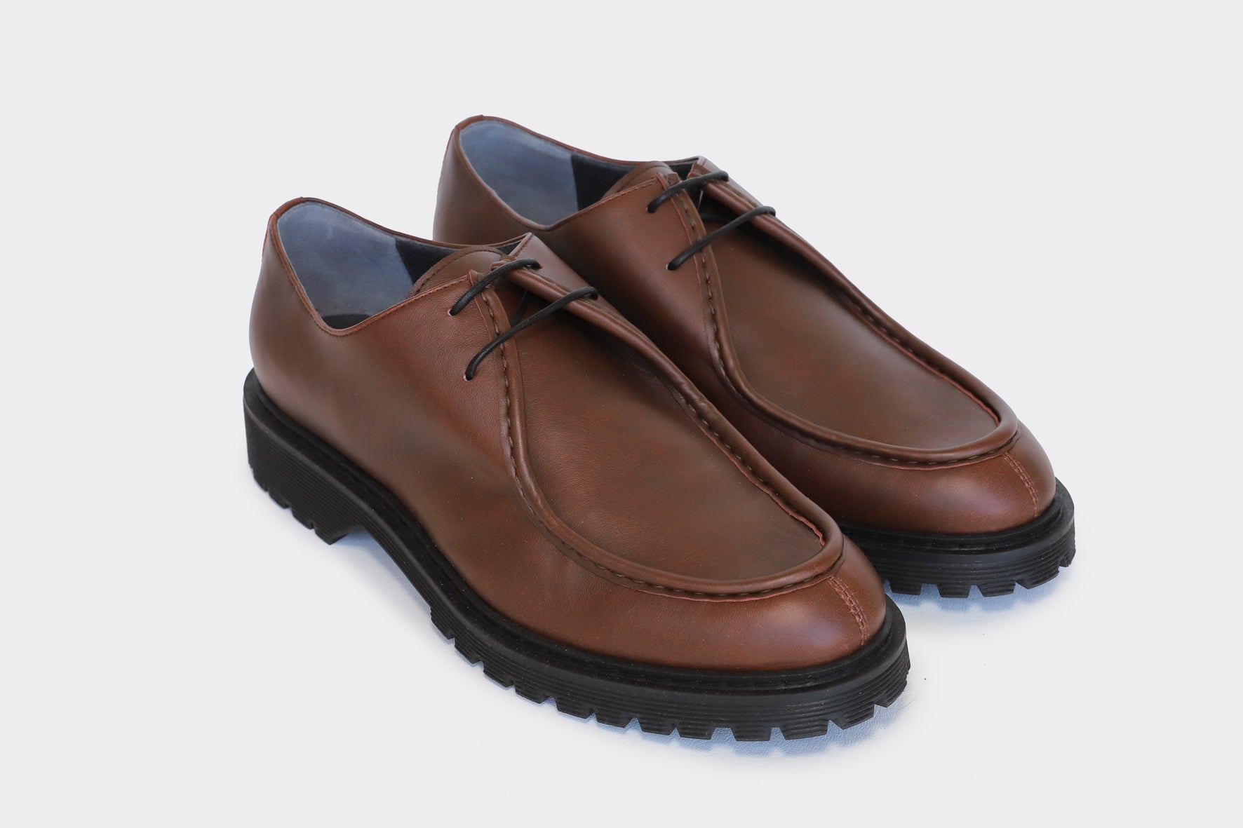 BOBBY vegan Tyrolean shoes | BROWN – GoodGuysdontwearleather