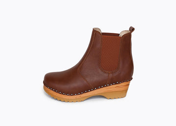 Rockwell vegan clog boots | Brown