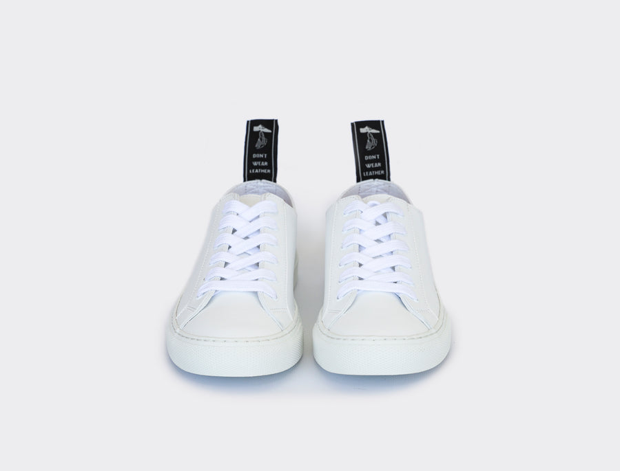 SAMO vegan low top sneakers | WHITE